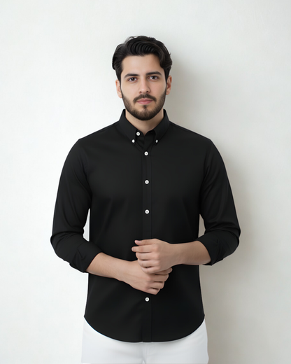 Black Button Down Shirt