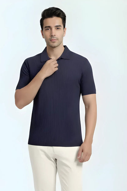 Short Sleeve Polo Shirt – Purple