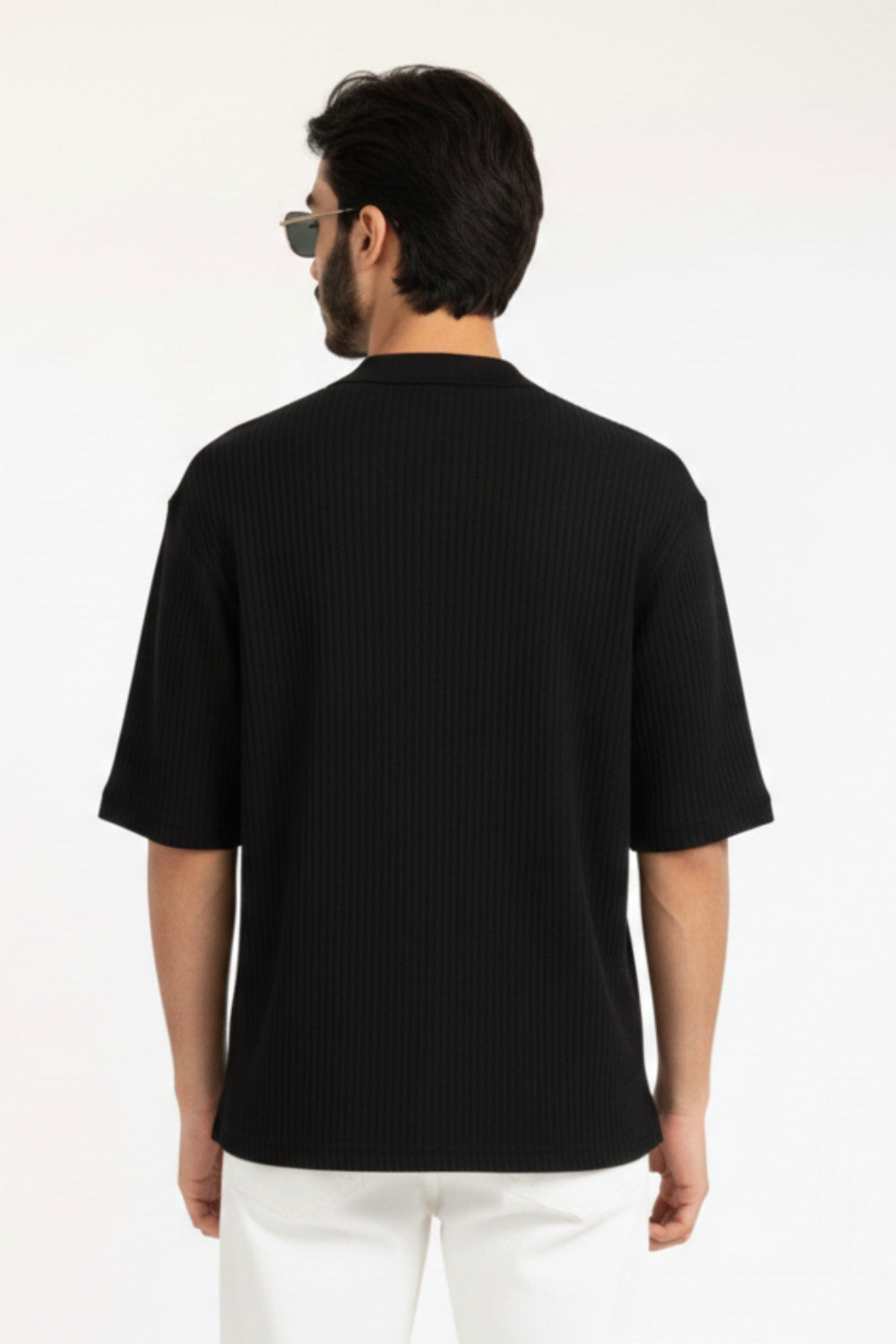 Short Sleeves Polo Shirt - Black