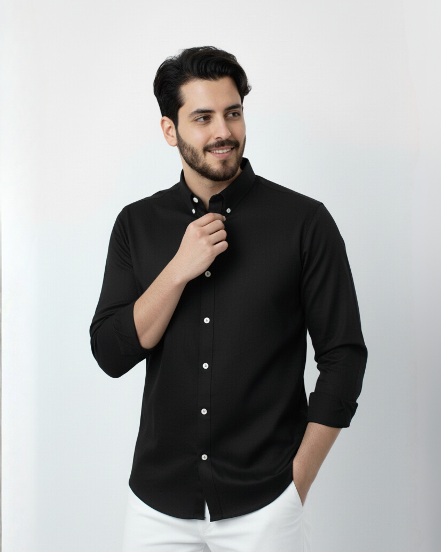 Black Button Down Shirt