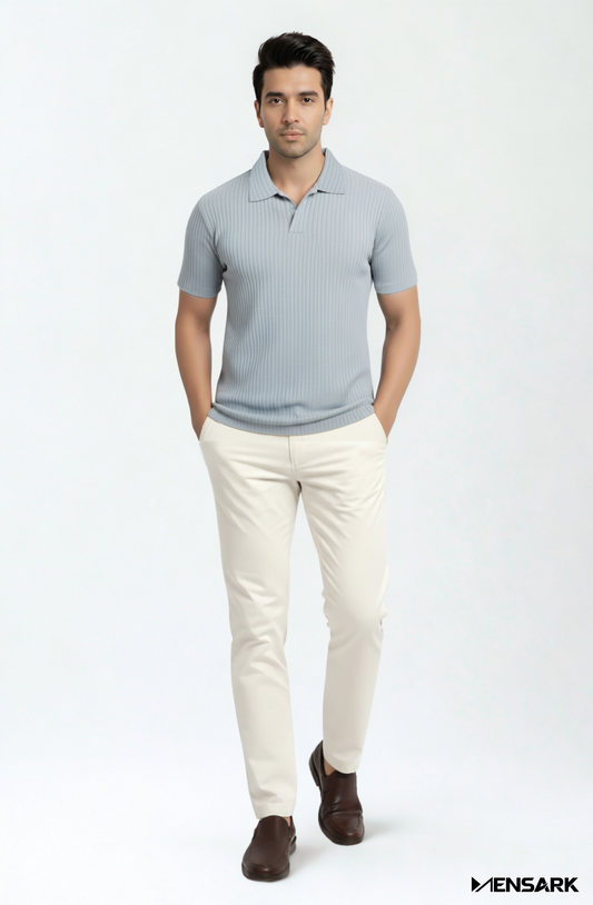 Short Sleeves Polo Shirt - mint green