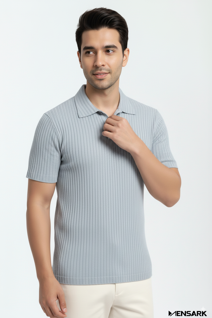 Short Sleeves Polo Shirt - mint green