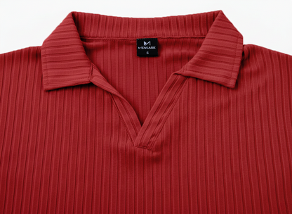 Short Sleeves Polo Shirt - Red