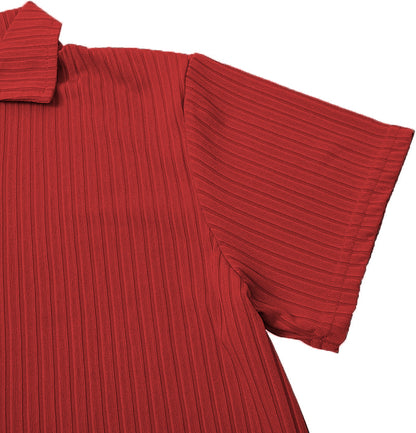 Short Sleeves Polo Shirt - Red