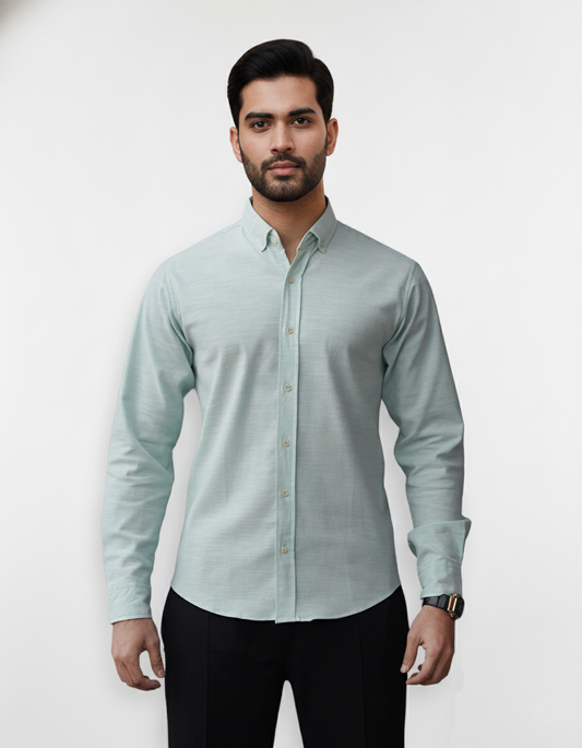 Mint Green Button Down Shirt