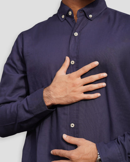 Navy Button Down Shirt