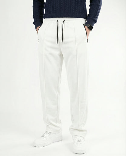 TERRY TROUSER WHITE RELAXED FIT