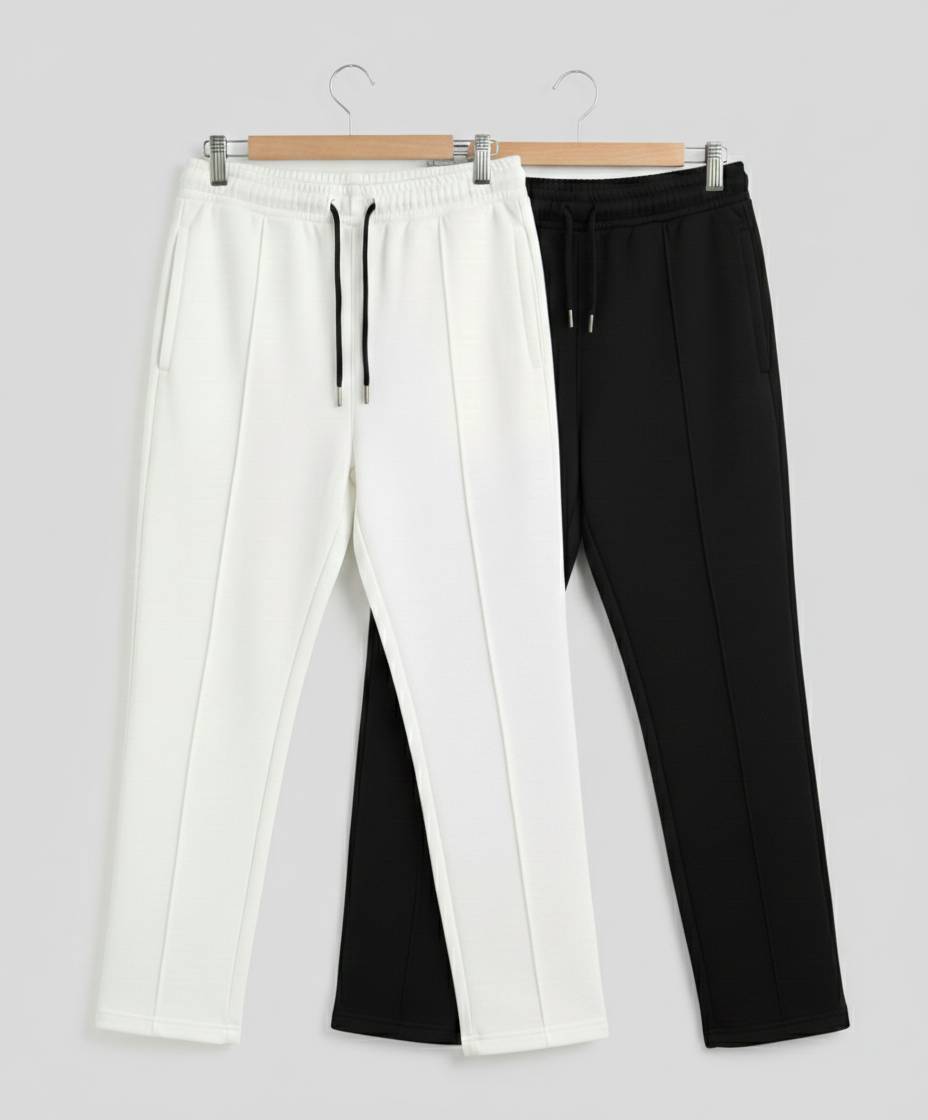 BLACK & WHITE RELAXED FIT TROUSER – THE SIGNATURE DUO