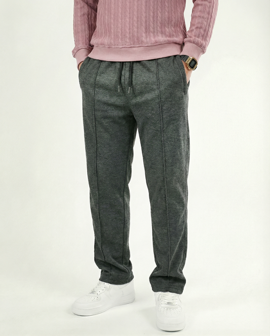 TERRY TROUSER GREY RELAXED FIT