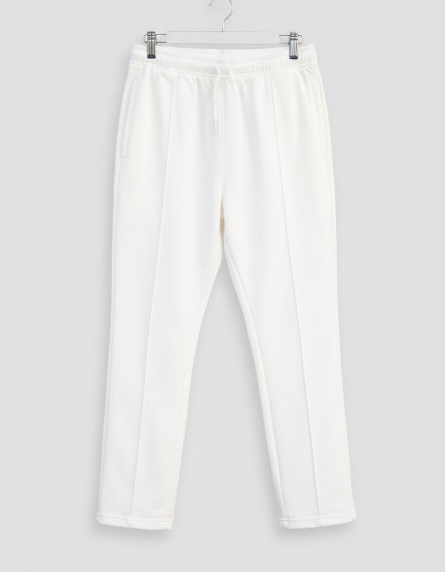 TERRY TROUSER WHITE STRAIGHT FIT