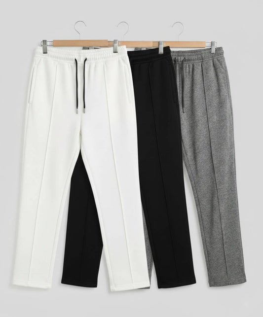 BLACK, WHITE & GREY RELAXED FIT TROUSER – THE SIGNATURE TRIO